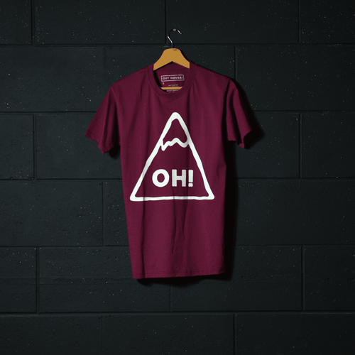 Burgundy OH! Tee